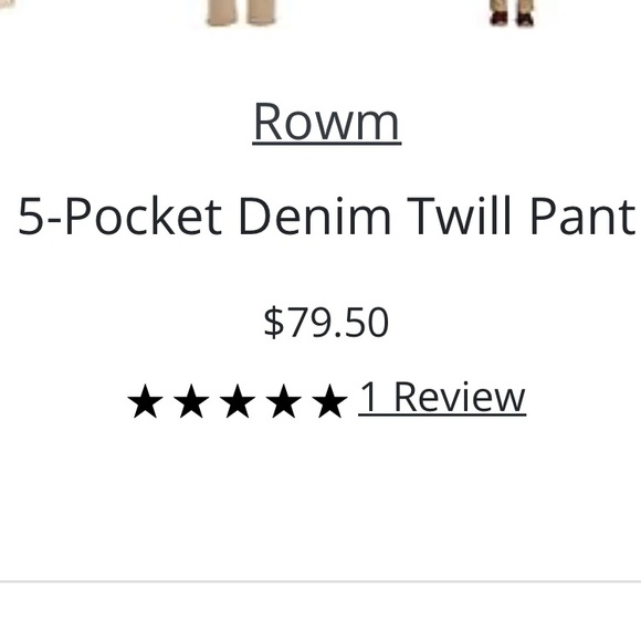 Men’s ROWM Khaki Jeans - Picture 4 of 7